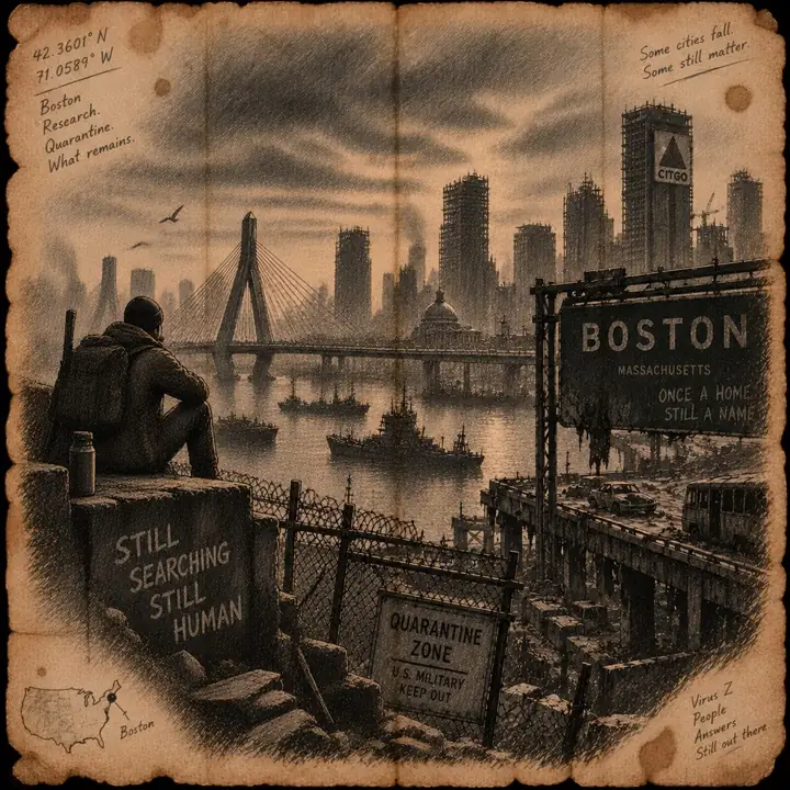 Boston, illustrazione.